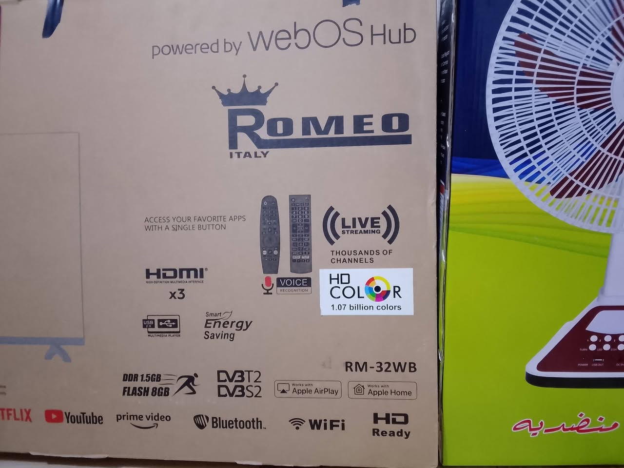 🔥 شاشة سمارت RM-32WB حجم 32 بوصة 🔥
تدور على شاشة كاملة المواصفات وبسعر مناسب؟ 👌
✅ WiFi مدمج
✅ YouTube جاهز
✅ Bluetooth
✅ USB
✅ تدعم Apple AirPlay
✅ تدعم البث المباشر LIVE
✅ دقة صورة قوية وواضحة
✅ نظام سمارت سريع وسهل الاستخدام
✅ ريموتين أصليات: 🎮 ريموت ماوس للتحكم السريع
📡 ريموت خاص بالستالايت
📺 شاشة غنية عن التعريف، تجمع بين الترفيه والعملية بجهاز واحد.
🔥 مناسبة لليوتيوب، الأفلام، المباريات، والبث المباشر 🚚 متوفر توصيل للمحافظات
📞 للحجز والاستفسار راسل الصفحة قبل نفاد الكمية.
⚡ الكمية محدودة والسعر منافس جداً! ⚡


**إذا كنت صاحب هذا الإعلان وتريد حذفه لأي سبب، رجاءا أرسل رسالة إلى الدعم الفني**