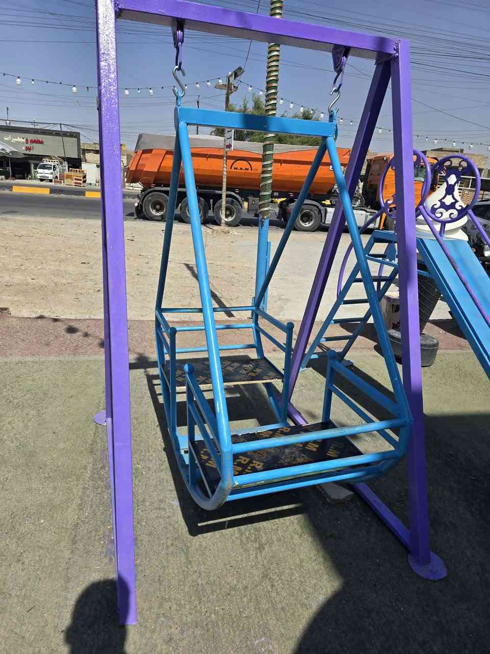 للبيع ملاعيب اطفال
4 قطع. 
مكان بغداد العبيدي لاستفسار ***********
سعر كلهن  ٥٠٠ الف
