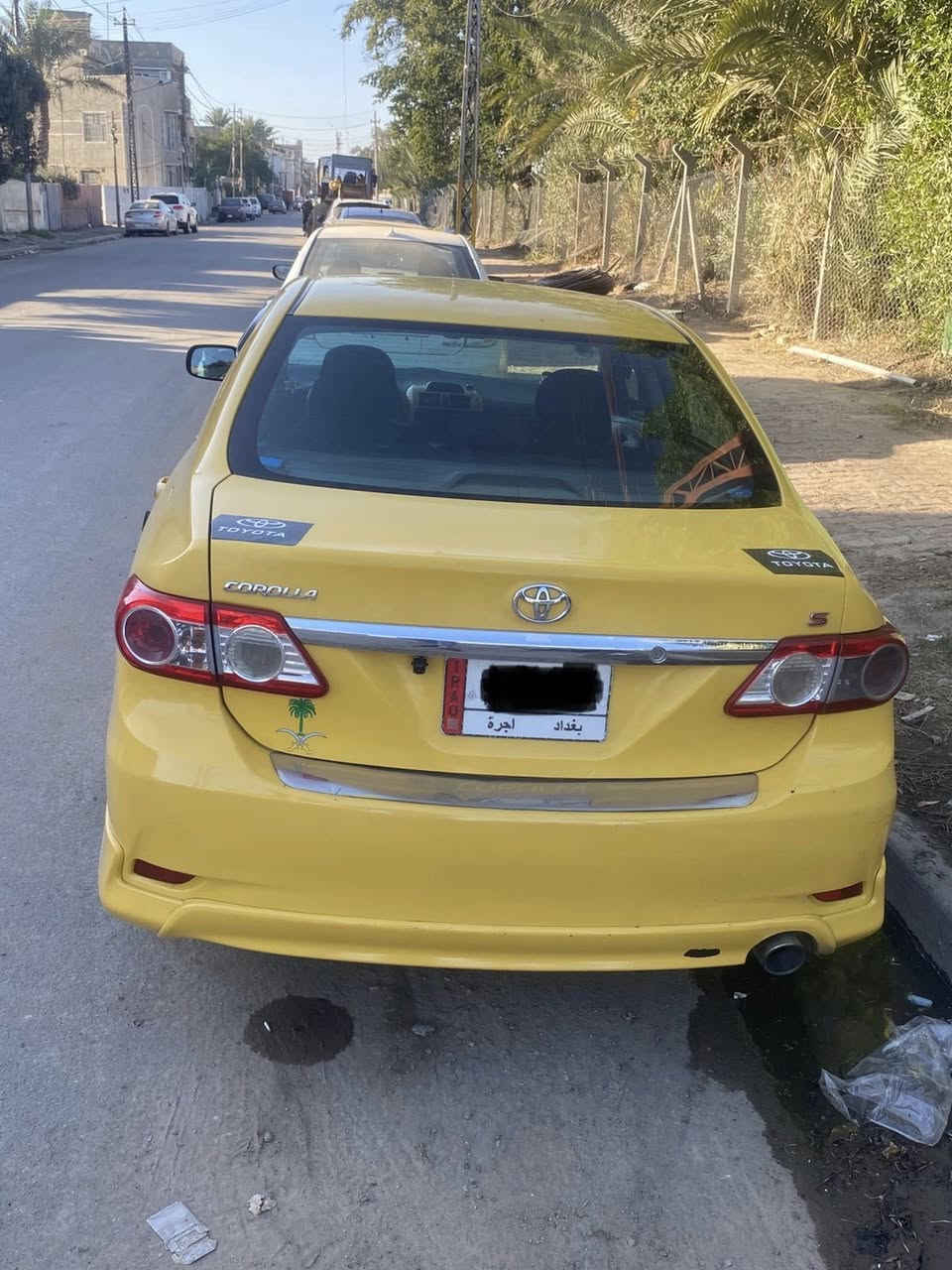 كورلا موديل 2013   S  مكينة 1800 باسمي تحويل ثاني يوم السيارة جاهزة من جميع النواحي حادث امريكا جاملغ وبنيد تغليف ارضية جلد دوشمه كشنات جديدة داخل صاج شاشة كامرة السيارة حلوة ومال جناي 
سعرها 108 وبيها مجال   مكاني بغداد صليخ مكلف بل نشر هذة رقم صاحبها 
‭0770 622 9379‬
