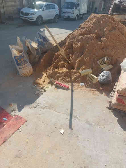 سلام عليكم  كادر تصعيد مواد كافه مواد رمل أسمنت كاشي سيراميك او تنظيف بيوت من بغداد رصافه ونشتغل بكل مكان ***********
