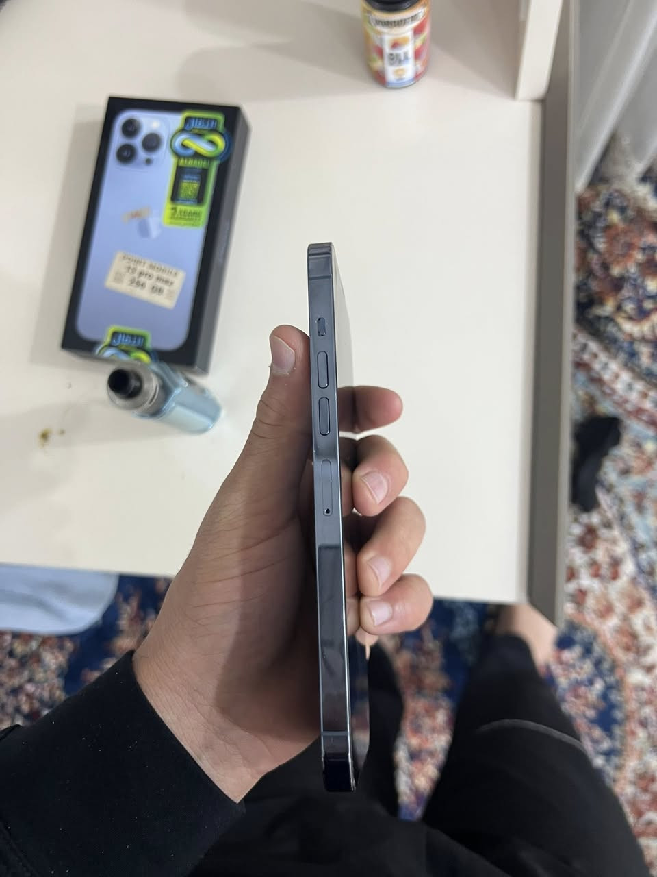 ايفون 13 برو ماكس مبدل شاشه اصليه من تلفون ثاني  ما طالع  الاشعار والدكمه الي تنصي عطلانه  للبيع  مكاني بغداد حي العدل 
سعر 550 وبي مجال
 
***********
