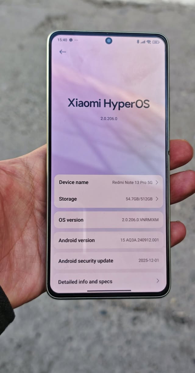 redmi note 13 pro 5g
یەک شوختی ئیتاری هەیە 
باقی خاوێن و زەمان 
قوفلی ٢٤٥ هەزار 
٥١٢ رام ١٢
فول مواسەفات
دوو سیم
زەمانی دارو درەخت 
ناونیشان هەولێر 
گەیاندن هەیە 
*********** أربيل, العراق
