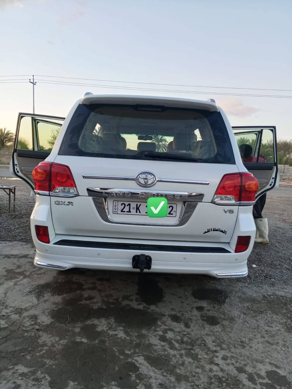 السلام عليكم للبيع لاندكروز موديل 12بريم فول مواصفات
بصمة تشغيل بصمه ابواب مري شفط كشن كهربائي فورويل زراك حساسات خلفيه واماميه 7راكب3قطع تبريد سته سلندر كير ومكينه شركه والسياره مكفوله كفاله عامه تخم تاير جديد السياره مال جناي مانقصه كلشي وبالعافيه ع الياخذه سعره 395وبيه مجال قليل 
مكانه صلاح الدين.. بلد.. ***********
