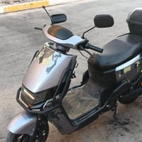 دراجة شحن اباجي   بطاريات 8 الحجم الكبير ملف 2500 كهرباياتهة كلهة شغال...