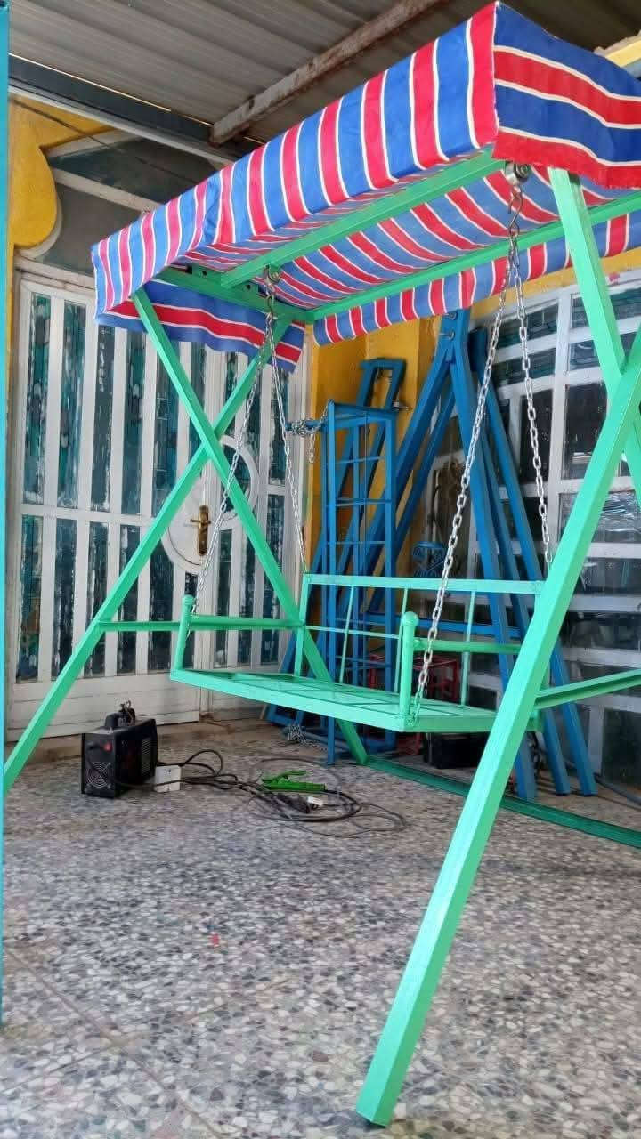 مراجيح حديد جديدات السعر 155 المكان حله واكو توصيل في الحله والمحافظات المجاورة لها رقم المبايل *********** حلة, بابل
