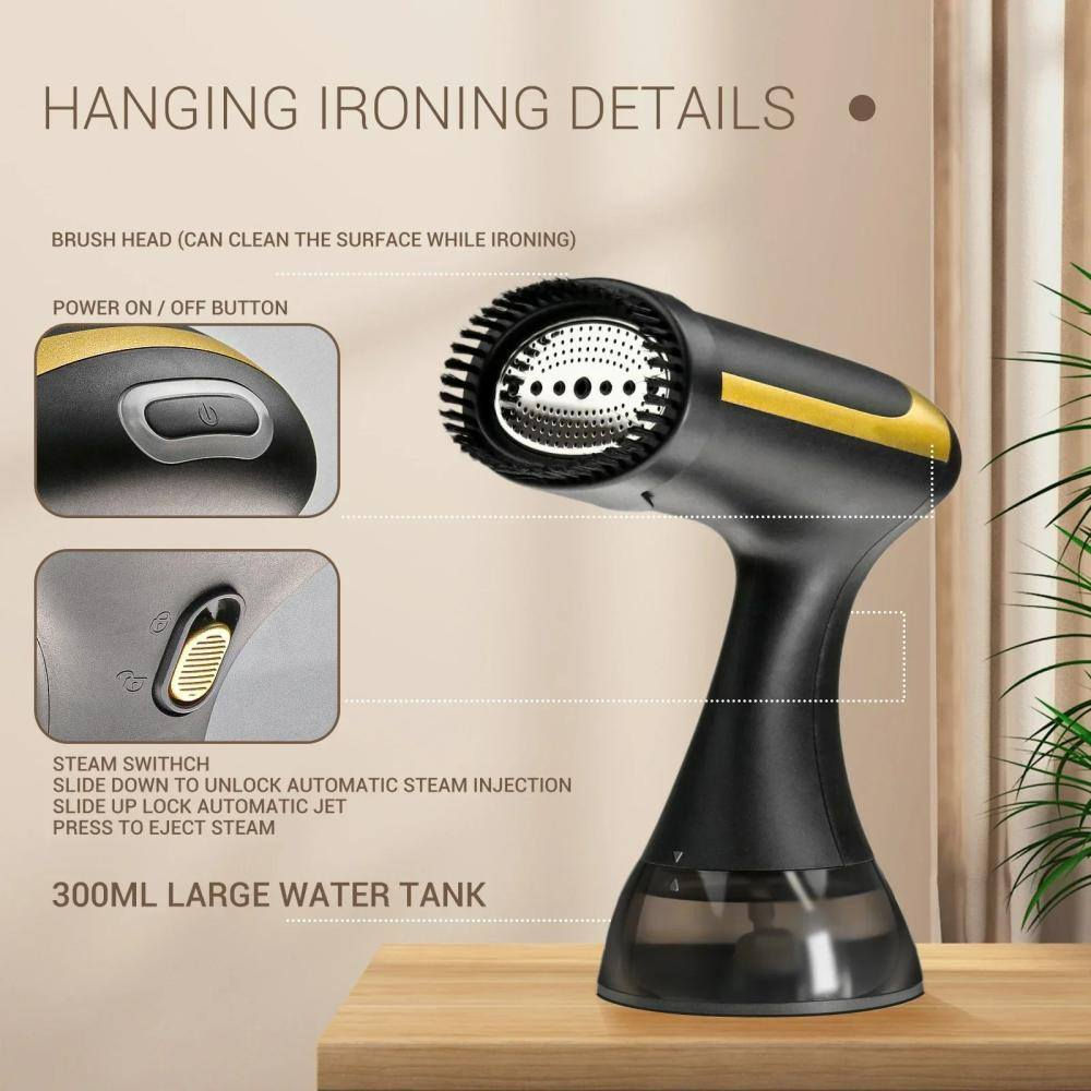 مكواة بخار محمولة للملابس (Handheld Garment Steamer)، وتتميز بالمواصفات الرئيسية التالية:
الاستخدام: مصممة لإزالة تجاعيد الملابس بسرعة وسهولة، وهي مناسبة للاستخدام المنزلي وأثناء السفر. 
القوة الكهربائية: عادة ما تعمل هذه الأجهزة بقدرة تصل إلى 1500 واط لضمان تسخين سريع وفعال. 
الميزات: تتيح ميزات مثل الكي العمودي والأفقي، وتستخدم فتحات بخار متعددة لتغلغل البخار في الأقمشة، بالإضافة إلى خاصية قفل البخار التلقائي لراحة أكبر أثناء الاستخدام. 
الملحقات: غالباً ما تأتي مع ملحقات إضافية مثل فرشاة للملابس للمساعدة في تنظيف وتنعيم أنواع مختلفة من الأقمشة. 
التصميم: تتميز بتصميم مدمج وخفيف الوزن ليسهل حملها وتخزينها، مع خزان مياه قابل للفصل لسهولة التعبئة.
السعر ٢٥


**إذا كنت صاحب هذا الإعلان وتريد حذفه لأي سبب، رجاءا أرسل رسالة إلى الدعم الفني**