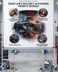 إذا استمر مقياس درجة الحرارة لديك في الصعود، أو يسخن المحرك في حركة ال...