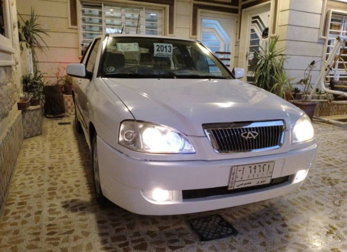 #بالاقساط مقدمة 15 بالشهر 2 السعر الكلي 55
شيري كوين  موديل 2013 بدون ضرر بدون صبغ تبريد ثلج غاز شركة.... تخم تاير جديد گير ومكينة بلادي كهربائيات كلها شغالة ....غرفتها جديدة...كوبون بانزين...السيارة باسمي تحويل أو وكالة للاستفسار ***********
