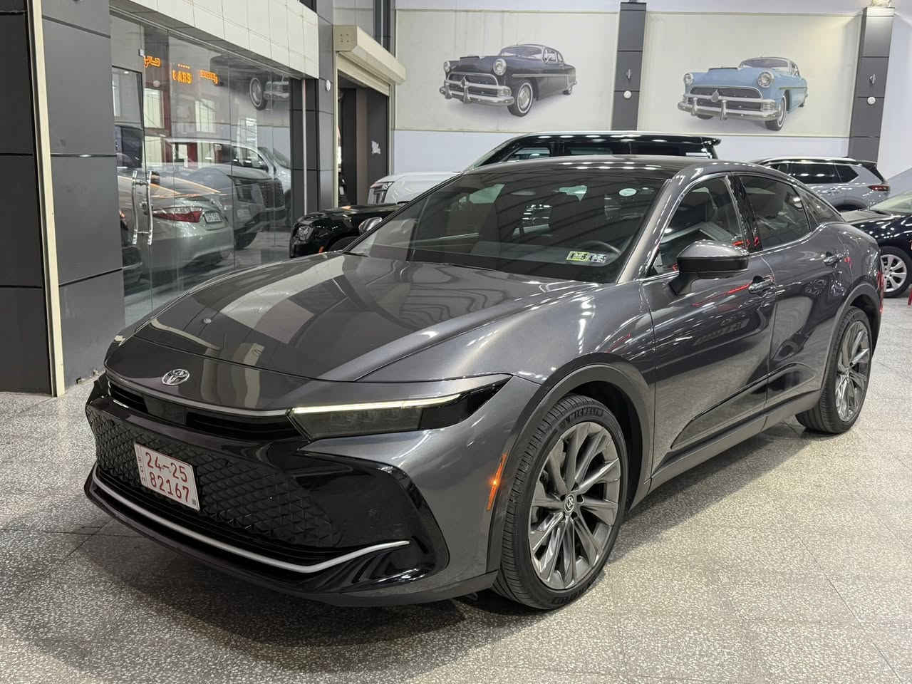 #سعر_مغرى_جدا
TOYOTA CROWN 2024
تويوتا كراون ( مليكة) ٢٠٢٤
مواصفات Limited:-
واحد ع واحد
بصمة
نظام المفتاح الذكي
تبريد المقاعد
شاشة
مثبت السرعة
شاحن لاسلكي
تدفئة المقاعد 
المصابيح الأمامية ليد
سقف بانورامي
الكاميرا الخلفية
رادار ٣٦٠ درجة
مستشعر وقوف
تدفئة مقود القيادة
إغلاق الأبواب الناعم
فول تحكم ستيرن
لوحة قيادة الكتروني 
مانع للانزلاق 
هاند بريك بصمة 
اوتو هولد 
سماعة JBL🔊
سقف شيشة
تبريد مركزي
رادار جانبي
ماشية ٢٦ مايل
V4 (2.5) engine 
Hybrid 

السيارة وار امريكي  كفالة عامة من دعامية للدعامية
رقم شاصي موجود بالصور
العنوان دهوك
للسعر علق برقم ٣ ياتيك مباشر
***********
***********
