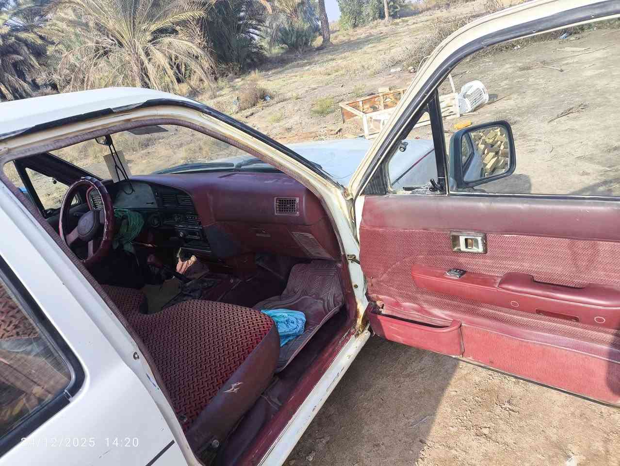 سلام عليكم  بيكم 94البيع سعر 56وبيها مجال ***********مكان السياره سماوه مداور ثاني يوم
***********
