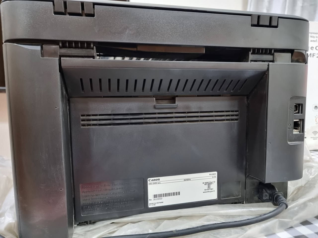 طابعة كانون  CANON ليزرية اسود وابيض Wi-Fi واي فاي 
موديل  MF272dw  جدا جديدة نظافة 100%


**إذا كنت صاحب هذا الإعلان وتريد حذفه لأي سبب، رجاءا أرسل رسالة إلى الدعم الفني**