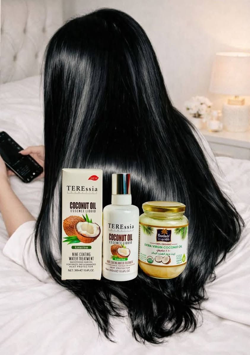 🌴🥥 عرض سرّ جوز الهند الملكي 🥥🌴
دللي شعرج بأقوى ترطيب وتغذية طبيعية 💚
✨ TEREssia Cosmetics Coconut Oil Essence Liquid
✔️ يعالج الجفاف والتقصف
✔️ يقلل النفشة
✔️ حماية من الحرارة
✔️ نعومة ولمعان من أول استعمال

🥥 Parachute Extra Virgin Coconut Oil 100% عضوي
✔️ يغذي الشعر من الجذور
✔️ يقوي ويكثف
✔️ مناسب للشعر والبشرة
✔️ عصر بارد ونقي

يوجد خدمة توصيل لجميع محافضات العراق


**إذا كنت صاحب هذا الإعلان وتريد حذفه لأي سبب، رجاءا أرسل رسالة إلى الدعم الفني**