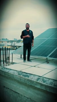 بعقوبة المجمع التجاري • منظومة طاقة شمسية • إنفيرتر 11 كيلو