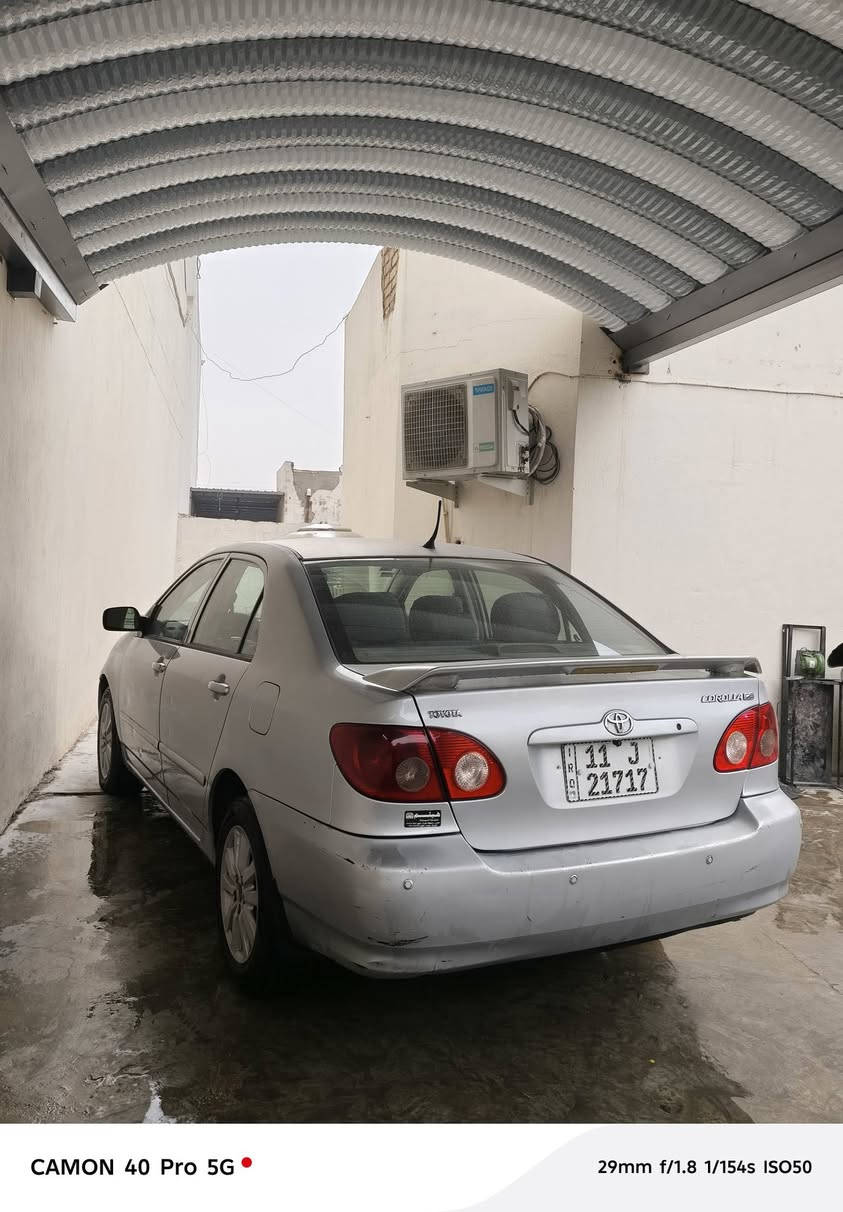 كورلا نحلة 2008 بأسمي السيارة على ايد وحدة من سنة 2010 لليوم ماشية فقط 125 حقيقي السيارة لا ضربة ولا ايرباك كلهن سليمات بس اجه بيها كلير من امريكا ٤ قطع جاهزة من كلشي تبريد تدفئه مكينه كير سيارة بعدها جديدة ممتعوبة السعر 93 بيها مجال بسيط مكاني بسماية / بغداد 
***********
