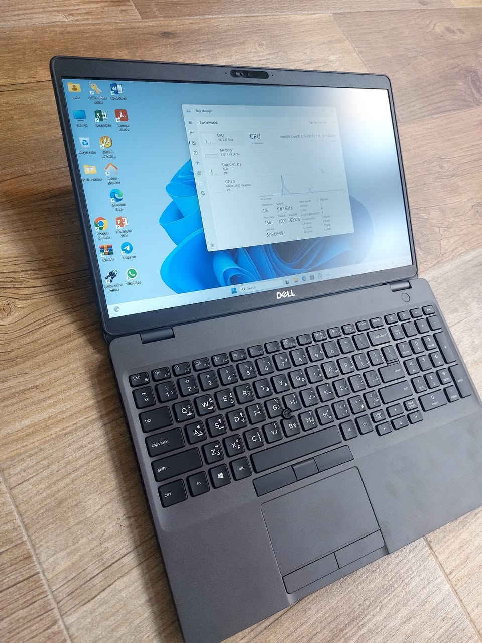 لابتوب    Dell Latitude 5500 Ci5 8th 
بمواصفات مناسبه للبرامج  المكتبية  والحسابية والتصفح والأمن السيبراني  .
بسعر 240 الف دينار عراقي 
Cpu Ci5-8365U    جيل ثامن 
Hard 256GB nvme قابل للتطوير 
Ram 8gb ddr4         قابل للتطوير 
15.6 screen 1920x1080 FHD
Back-light Ar-En ضوئي 
Charger dell شاحن اصلي 
يمكن للزبون فحص اللابتوب وتشغيله والتأكد من المواصفات قبل الاستلام  اللابتوب.
نسبة النظافة 95%
ضمان لمدة خمسة أيام للفحص في حالة وجود خلل مصنعي تستبدل بنفس الموديل حصرا 
عنوان المكتب بغداد شارع الصناعة مجمع الرياش مكتب اليسر للتواصل والحجز ***********
