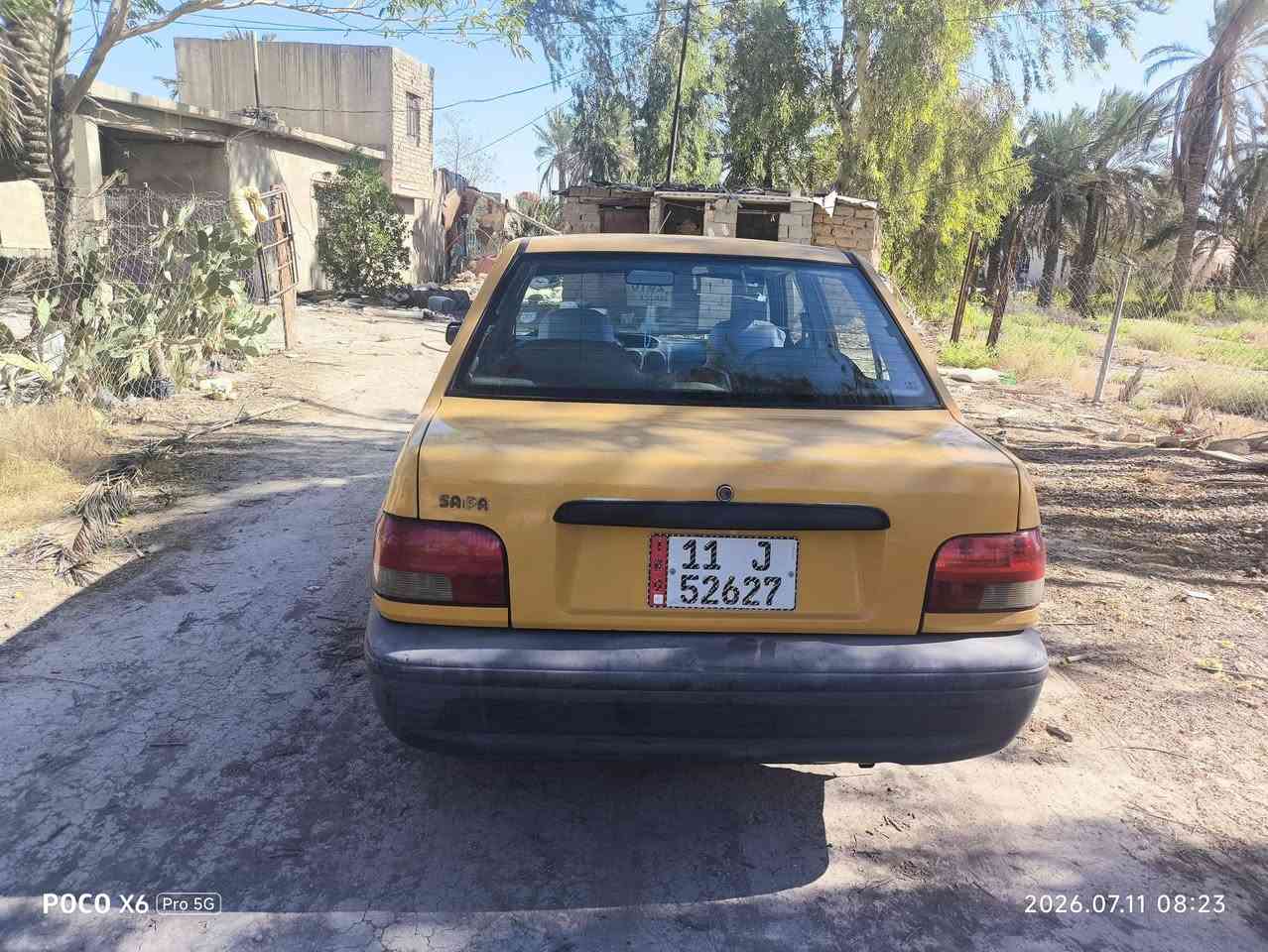 السلام عليكم السياره سايبا للبيع موديل 16 كير محرك برايد جدد سياره مبدل بيه بنيد وجاملغ شواصي معمرات عنوان بابل النيل سعر 30 وبيه مجال ***********
