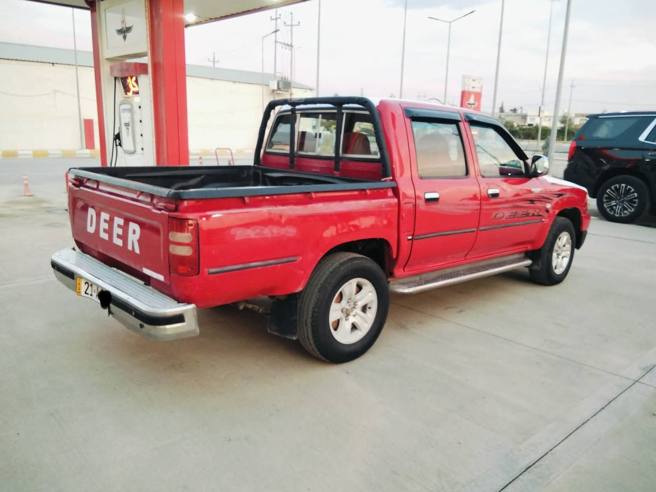 بسم الله الرحمان الرحيم سيارا بيكاب سوبر دير موديل 2012 قطع واحد صبغ بدون دواخل كير محرك صدر تايرات كهربائية تبريد مركزي شرط فحص. سنوي 2029 رقم دولي بي كوبون بنزين عنوان كركوك رحيموا أذه شراي خابر تدلل. ***********.  ***********.  رقم سليماني
