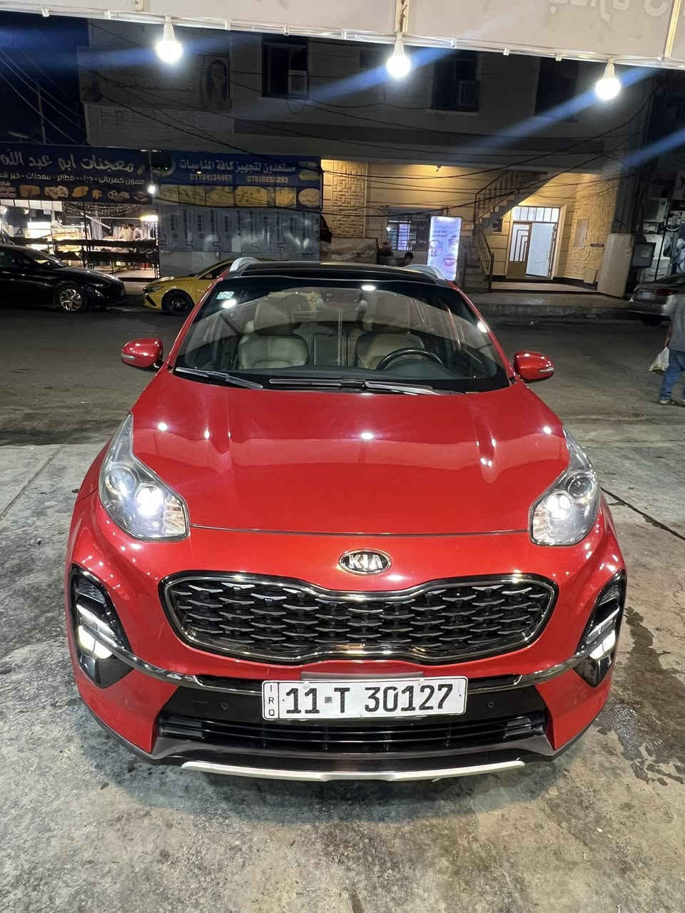 سلام عليكم 
كيا سبورتج خليجي فول (1/1)  اعلى فئه جيتي لاين 2020
رقم بغداد باسمي تحويل مباشر 
محرك 2000دوش المرغوب 
ماشيه 70 الف كيلو وقابل للزياده
هاند بريك بصمه + اوتو هولد 
بانوراما كشاف لايت نوع DOHC
كشنات جلد لونين والداخل لونين
كير بوكس 6 نمر 
بصمه عدد 2 تشغيل عن بعد 
كراسي كهرباء شاحن واير ليس جنطة كهرباء 
نظام ترحيب بل يدات + ترحيب عن قرب
كاميره دواره 360درجة شاشه كبيره تدعم كار بلي 
نظام نزول منحدرات تبريد قطعتين 
حساس عدد (6) 3 امام و3 خلف 
مداخل USB مخرج طاقه عدد 3 
 نهارLed 
نضام وحدات السلامه ايرباكات عدد 8 
نظام ايزو فكس 
تحكم مقود جهتين +اوتو ميديا 
كروز سرعه + بلوتوث 
بيها بارد قليل بل جاملغ الأمامي عكس السايق 
وبارد بل جاملغ الخلفي جهة السايق مسويهن يم المندلاوي ولايبين ابد مكان السياره بغداد السعر 207 وبيها مجال قليل 
رقم ***********
