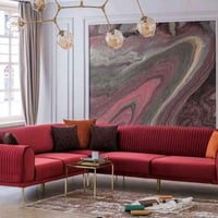 ديوان قنفات • ٥ قطع ١٠ مقاعد • شغل عراقي موديل تركي