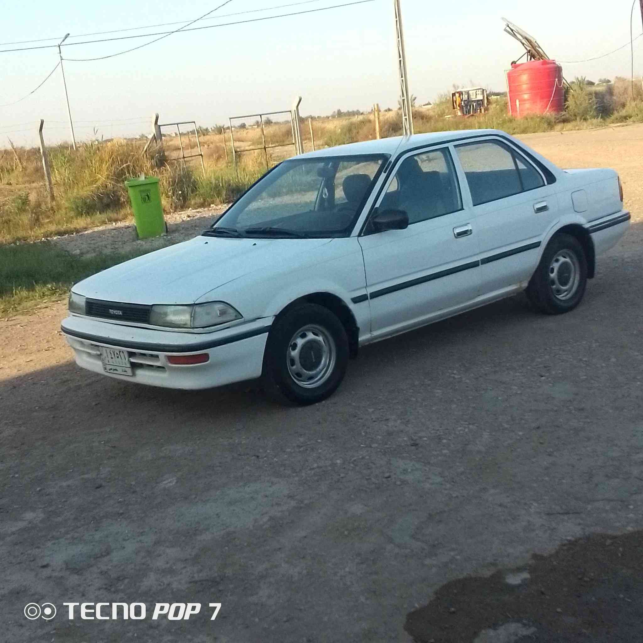 للبيع كورلا 90 عظم بيها مكانات صبغ مكفوله محرك وكير اوتو تايرات جدد باتري صدر مكانها واسط السعر 48للاتصال ***********
