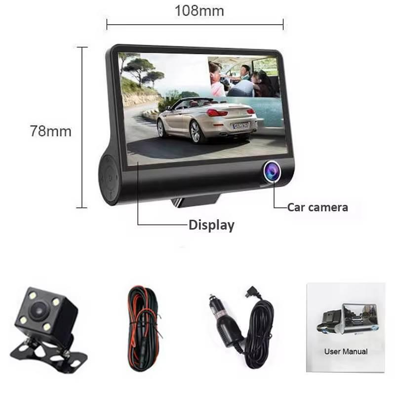 كاميرا سيارة أمامية وخلفية Video Car DVR – شاشة 4 بوصة Full HD

كاميرا سيارة عملية مصممة لتسجيل الطريق بوضوح، مع شاشة عرض مدمجة ودعم للكاميرا الخلفية.

• تسجيل فيديو بدقة Full HD 1080P

• شاشة عرض مدمجة بحجم 4 بوصة لعرض التسجيلات مباشرة

• زاوية تصوير واسعة 170 درجة لتغطية مجال رؤية أكبر

• تدعم الكاميرا الخلفية (Rear View)

• تسجيل حلقي Loop Recording لاستمرار التسجيل تلقائيًا

• مزودة بمستشعر حركة G-Sensor

• تدعم التسجيل الصوتي Recording

• دقة الفيديو: Full HD 1080P
• الشاشة: 4” HD Display
• زاوية التصوير: 170° Wide-Angle
• أوضاع التسجيل: تسجيل فيديو + تسجيل صوت

محتويات العلبة:
• جهاز كاميرا السيارة (Video Car DVR)
• كاميرا خلفية
• ملحقات التثبيت موصل, نينوى


**إذا كنت صاحب هذا الإعلان وتريد حذفه لأي سبب، رجاءا أرسل رسالة إلى الدعم الفني**