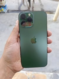 ايفون 13 برو ماكس زيتوني عربي شرق اوسط ذاكرة 256 الجهاز كلش نضيف عل فح...