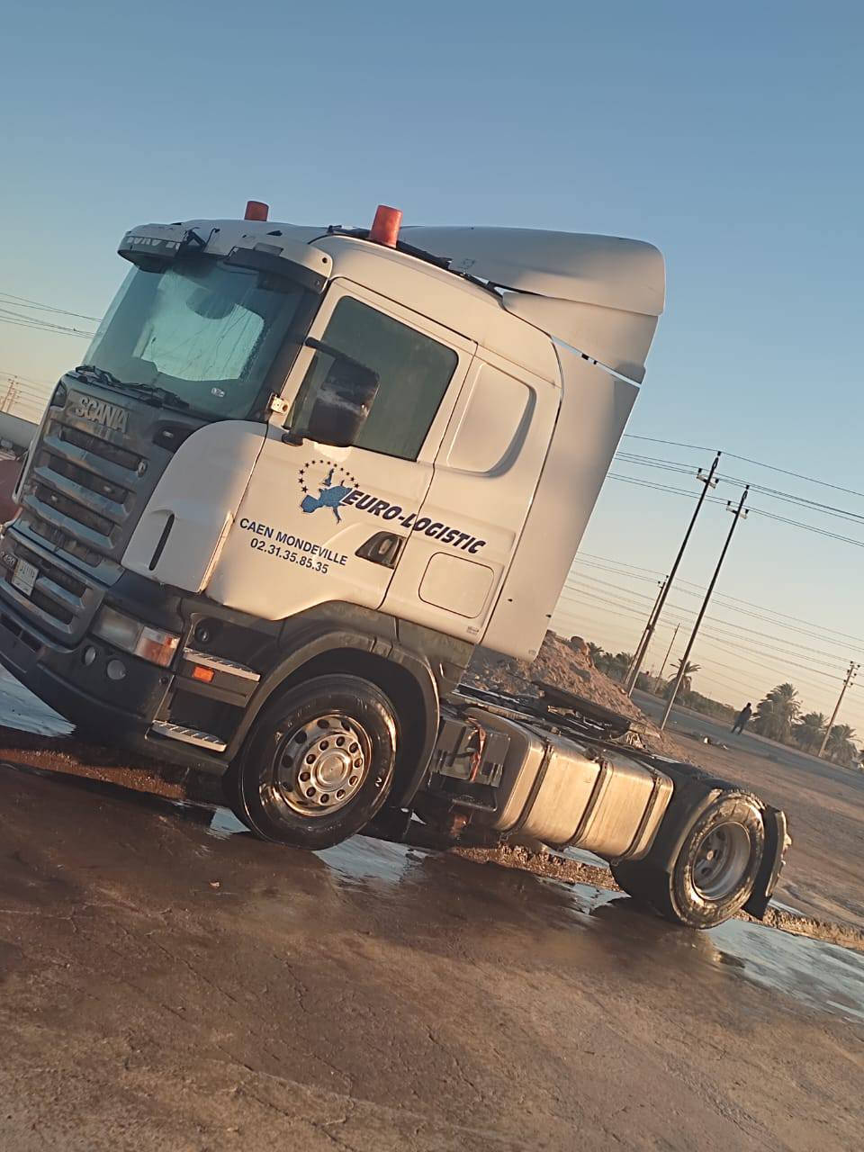 السلام عليكم سكانيه تك مسجله راس مقطوره للبيع مديل 6 تحويل سنويه ميسان 28 سياره كفاله  للستفسار اتصل ***********
