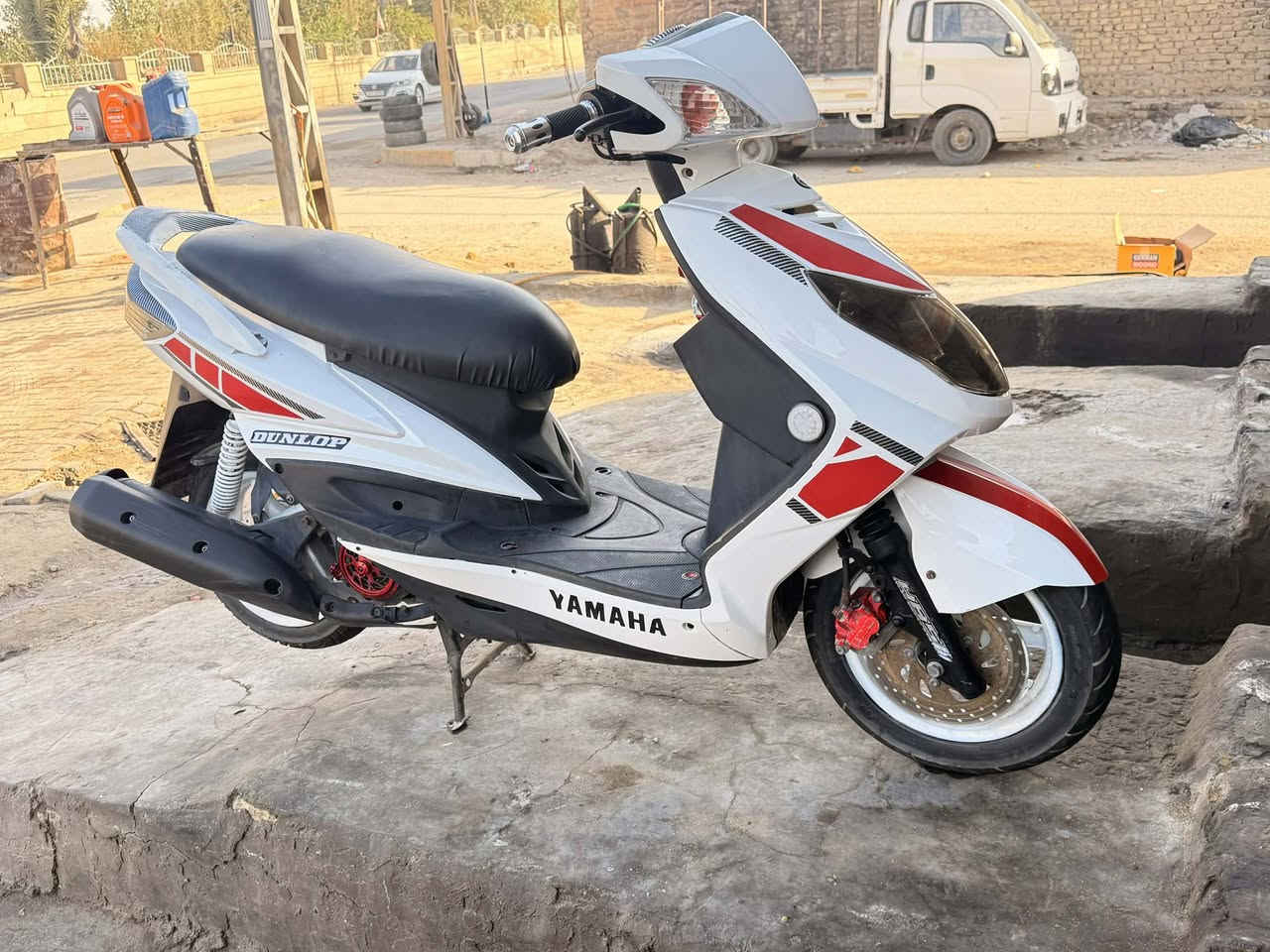 السلام عليكم دراجه للبيع سكنس فحل كهربائياته شغاله نكره سلف دراجه مزوده بلاد مكانها بالشاميه سعره 950 وبيها مجال ‏‪***********‬‏
