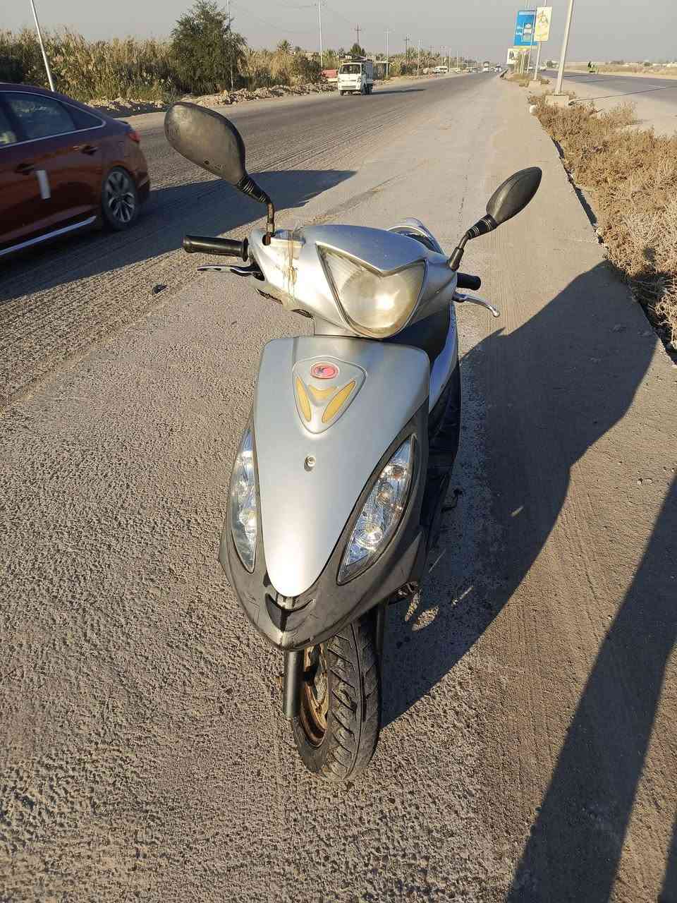 السلام عليكم دراجه كامكو للبيع
V2  كلشي شغال بيها سعر650 وبيها مجال حتلو مراوس بدراجه  عنوان مسيب***********
