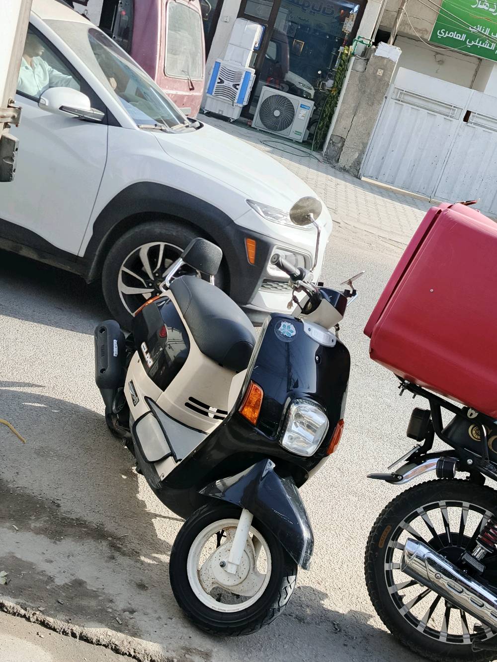 دراجه بوليس كابريتر رميه كفاله عالمه فقط زلوغ خفيفه و دكمه هوورن بغداد زعفرانيه 