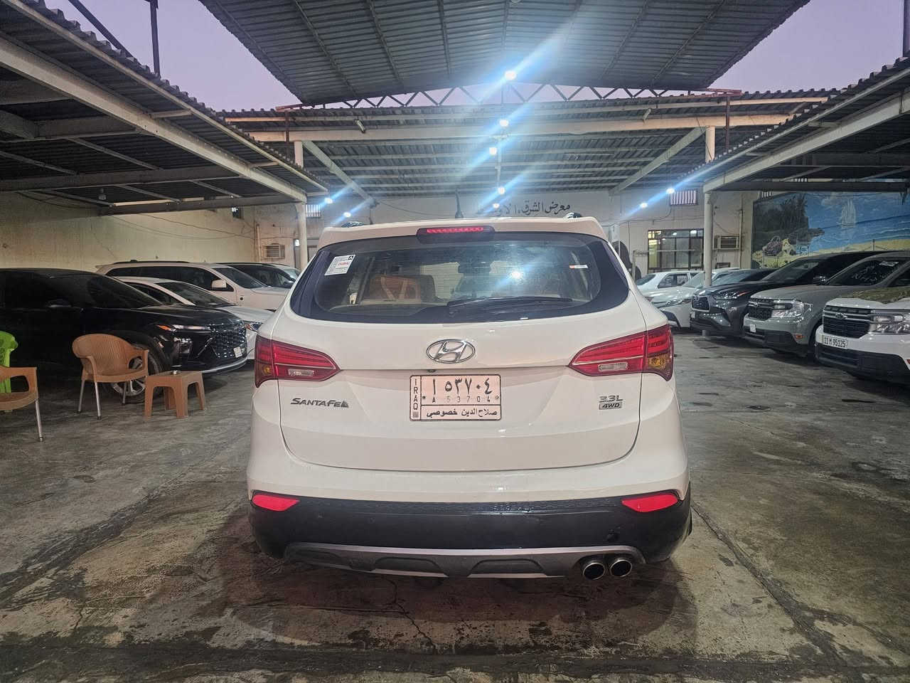 سنتافي موديل 14 خليجي فول بانوراما مكفولة من الصبغ السعر 168$ رقم الهاتف *********** مكان السيارة سامراء مرقد الامامين
