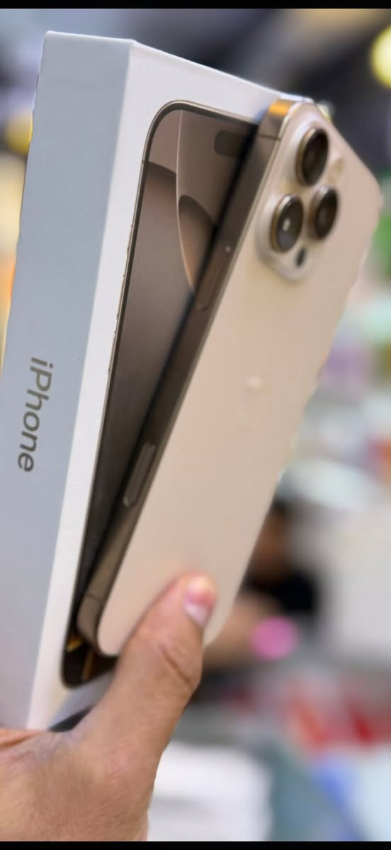 ايفون 16 برو ماكس
شرق أوسط 
ذاكرة 256

بطارية 100 مشحون 120 فقط

نضافة الجهاز 100% مابي اي شخط او زلغ شرط الفحص

الجهاز كامل ملحقات 

السعر1500 قفل نهايته من الاخير جوه السوك لحد يخابرني يعامل

مكاني كربلاء


**إذا كنت صاحب هذا الإعلان وتريد حذفه لأي سبب، رجاءا أرسل رسالة إلى الدعم الفني**