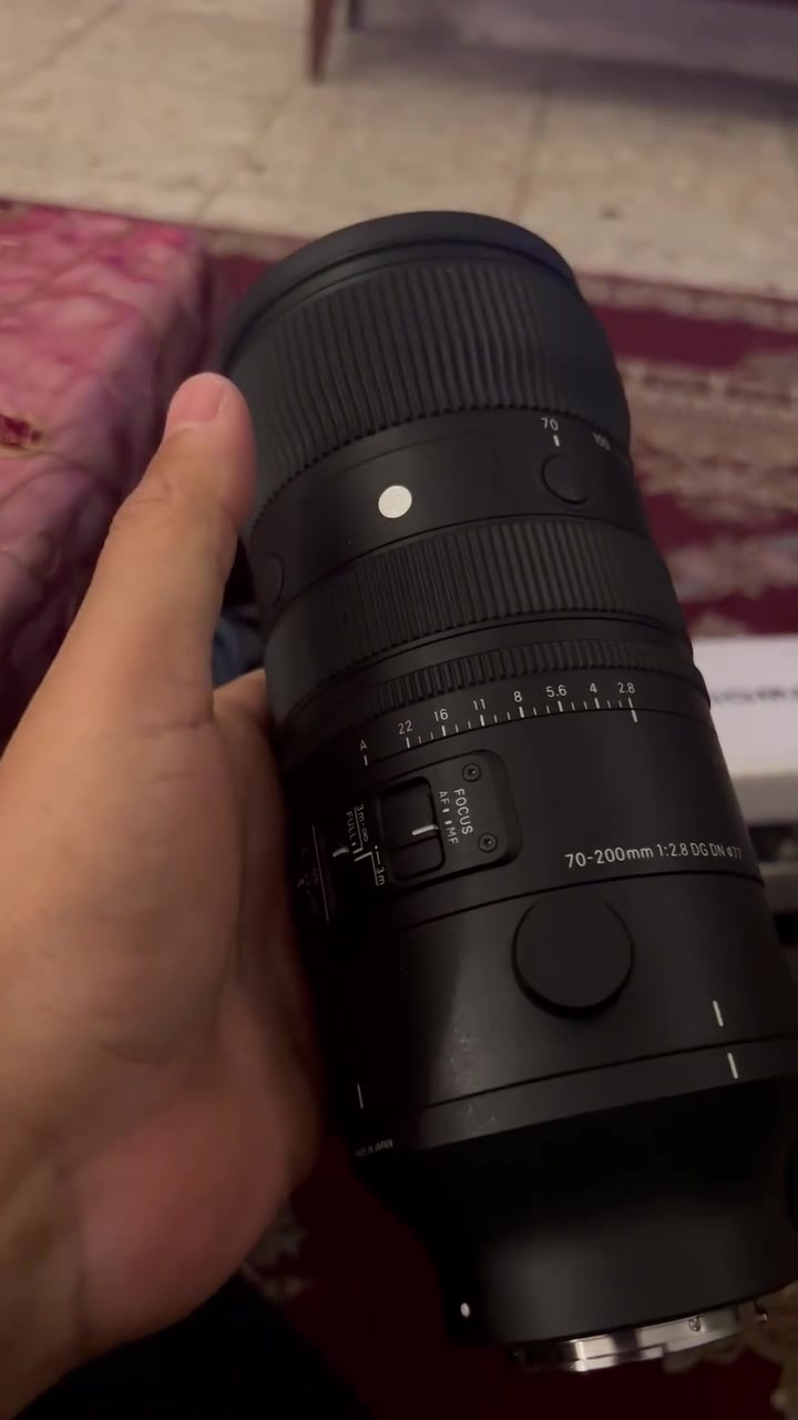 كاملة هي وجنطتها والكارتون 
سكما 70-200 للسوني اخر اصدار فتحة 2.8 
نظيفة جدا جدا غير مستعملة 

مكاني الاعظمية 
سعرها نهايتة قفل 1,600,000 شراي تعال كل الهلا بيك


**إذا كنت صاحب هذا الإعلان وتريد حذفه لأي سبب، رجاءا أرسل رسالة إلى الدعم الفني**