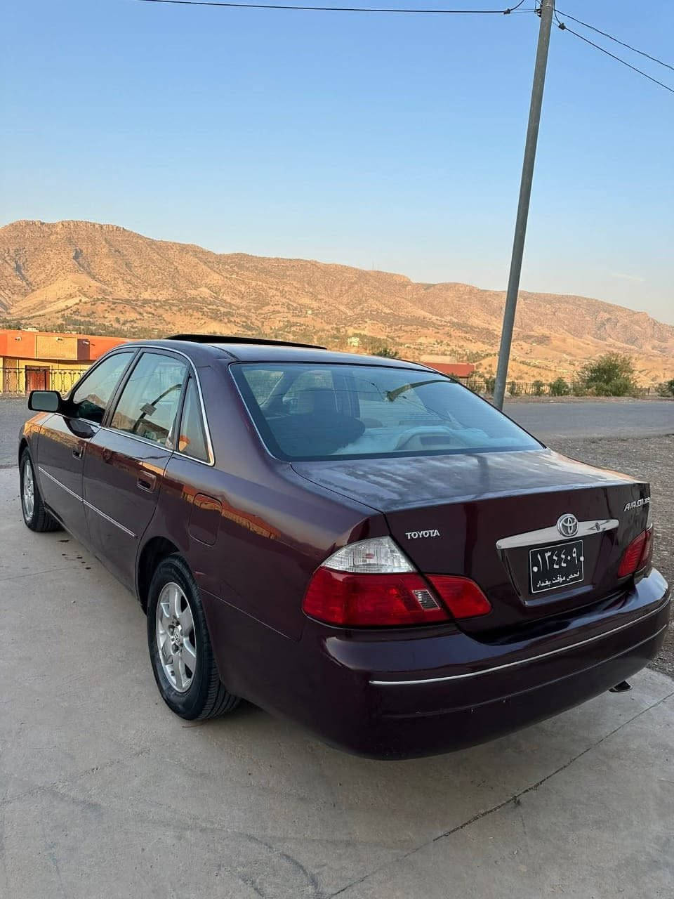 سەرەتا بەناوى خواى گەوره
TOYOTA AVALON_MODEL 2004 
ماسەفات فوله بەس بەسمه نيه 
ئارم بلاسيک هەولير بەشەرتى ئارم و ئەوەليات 
تەبريد سارد ❄️ گەرم 
بيش و بشت كەبس بەشەرت 
٤تايه و ويلى تازه رؤن و فلتەر تازه
تازه تندو تؤل كراوەتەوە بۆ 250تەبع مەگەرى
ناوەوەى له دەرەوەی جوان تره كامل مەسرەف كراوه 
سۆنەرەکەم داناوه 
گير و مەكينه و تەقەو رەقه بەشەرت
سەيارەکە ماڵى دۆستە 
بۆ زانيارى زياتر تەلەفون بكە 
***********
*********** وەتس ئەبو فايبەرى لەسەرە
