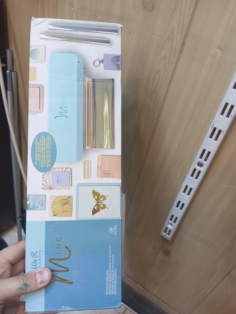 جهاز كبس حراري 
وبنفس الوقت 
هذا جهاز تذهيب الاوراق 
للبيع جديد امازون 
السعر 45 وبي مجال


**إذا كنت صاحب هذا الإعلان وتريد حذفه لأي سبب، رجاءا أرسل رسالة إلى الدعم الفني**