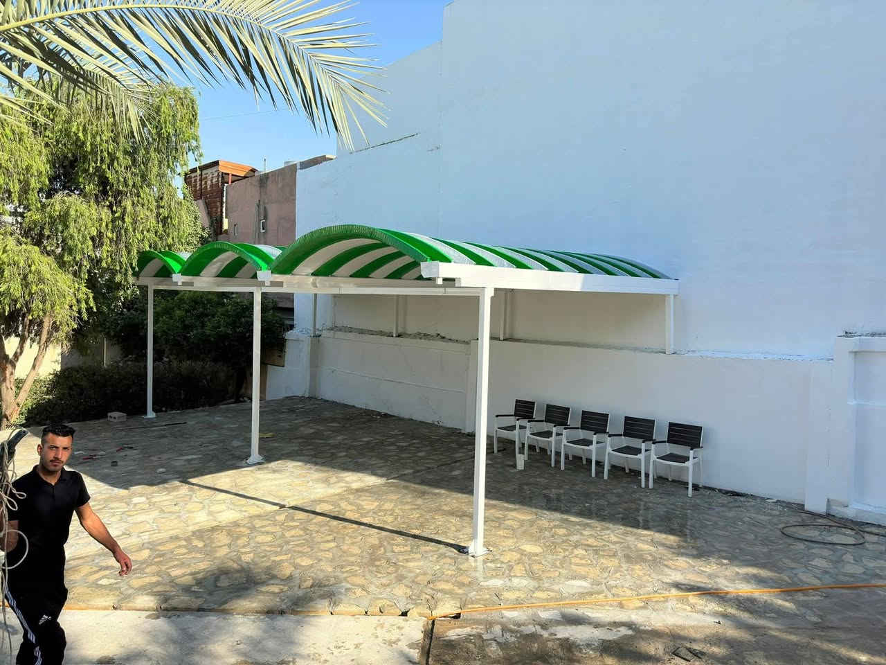 تعلن معمل كي سبان للمظلات الحديثة
للحماية من أشعة الشمس☀️والمطر 🌧 
تصلح للحدائق🌳و كراجات المنازل 🚙
والمحلات 🏖 والساحات 

مستعدون لتجهيز كافة المنازل والفيلات و الكراجات 🏡 والمدارس و المكاتب 🏫 والمتنزهات و الحدائق🌳 والابنية والدوائر الحكومية والشركات 🏢

للاستفسار و الاتصال على الارقام 
***********
***********
