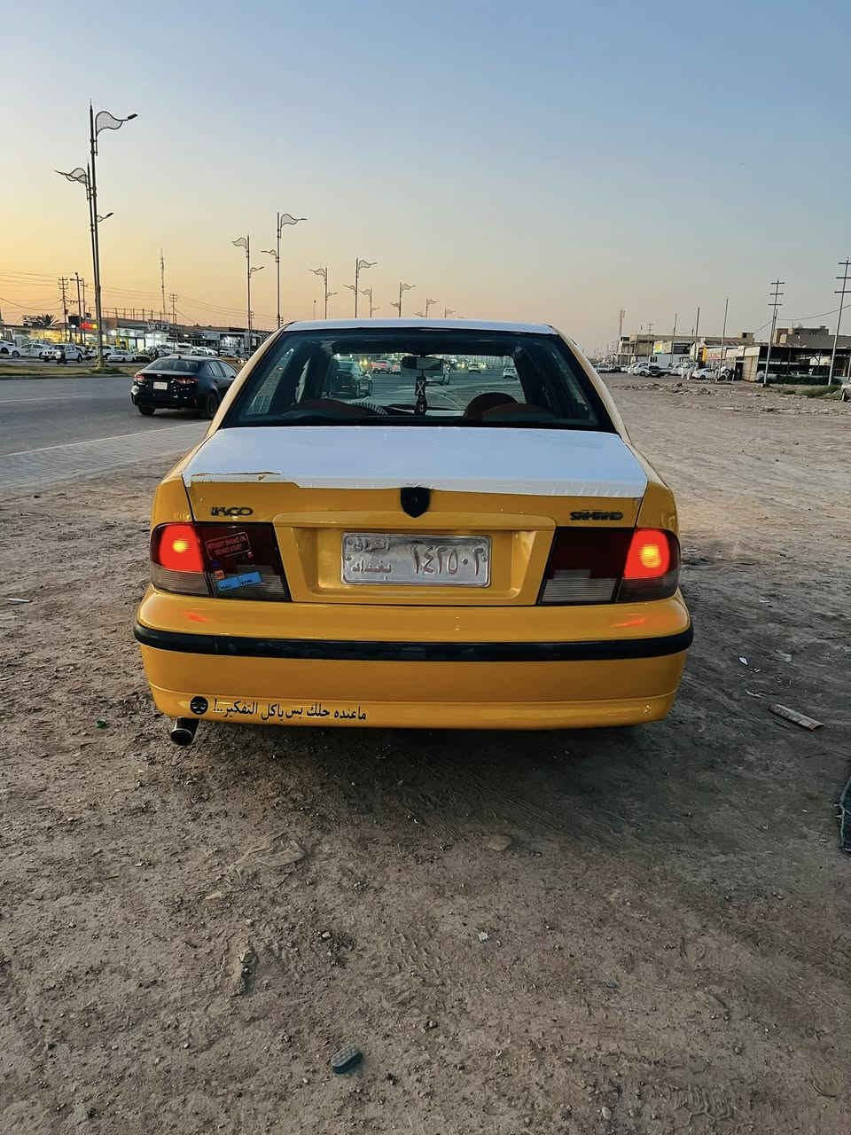 السلام عليكم للبيع سمند ٢٠١١سياره كير مكينه تخم تاير كهربائيات دوشمه رقم بغداد صدامي تحويل مباشر خط بحث مصفره السعر 20 ورقه وبيه مجال بصيط عليه غرامه مروريه 900الف على اليشتري مكان السياره واسط الصويره للاستفسار ***********
