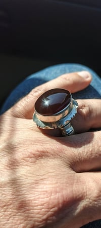 عقيق يماني • فضة ٩٢٥ • مقاس ٢٠