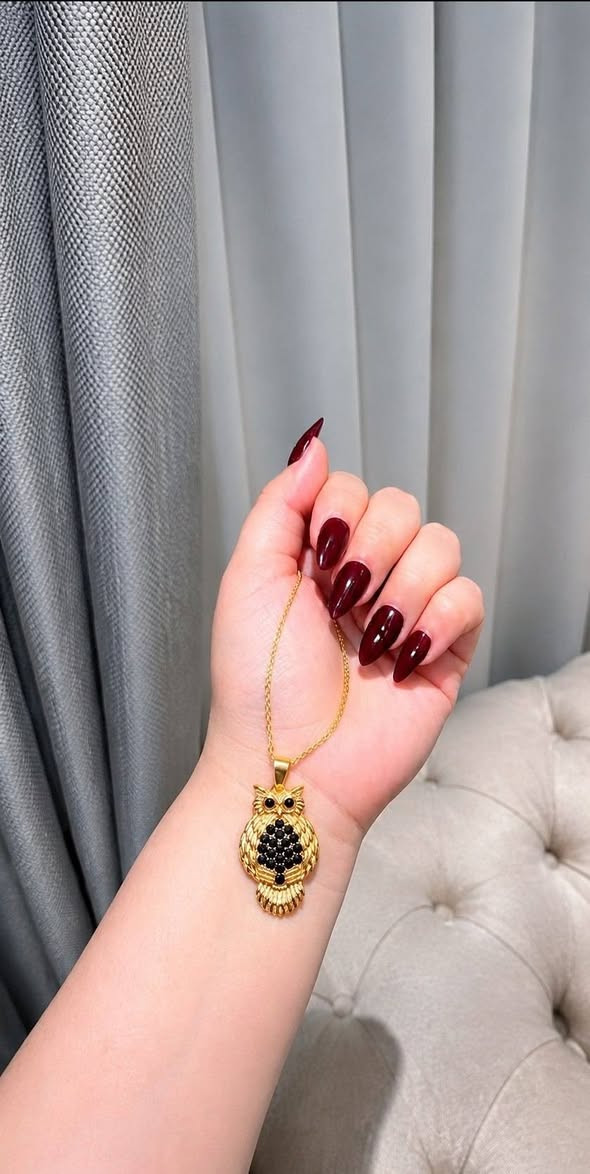 قلادة البومة 
لصاحبات الذوق الرفيع 💋
قلادة نسائية فاخرة مرصعة بالحجر 
✅طلاء ثابت
✅ذهب برازيلي اصلي
✅ مايتغير لونهه
✅متوفر باللون الذهبي
الاصلية 💯
متوفرة بالونين الاسود والفيروزي


**إذا كنت صاحب هذا الإعلان وتريد حذفه لأي سبب، رجاءا أرسل رسالة إلى الدعم الفني**