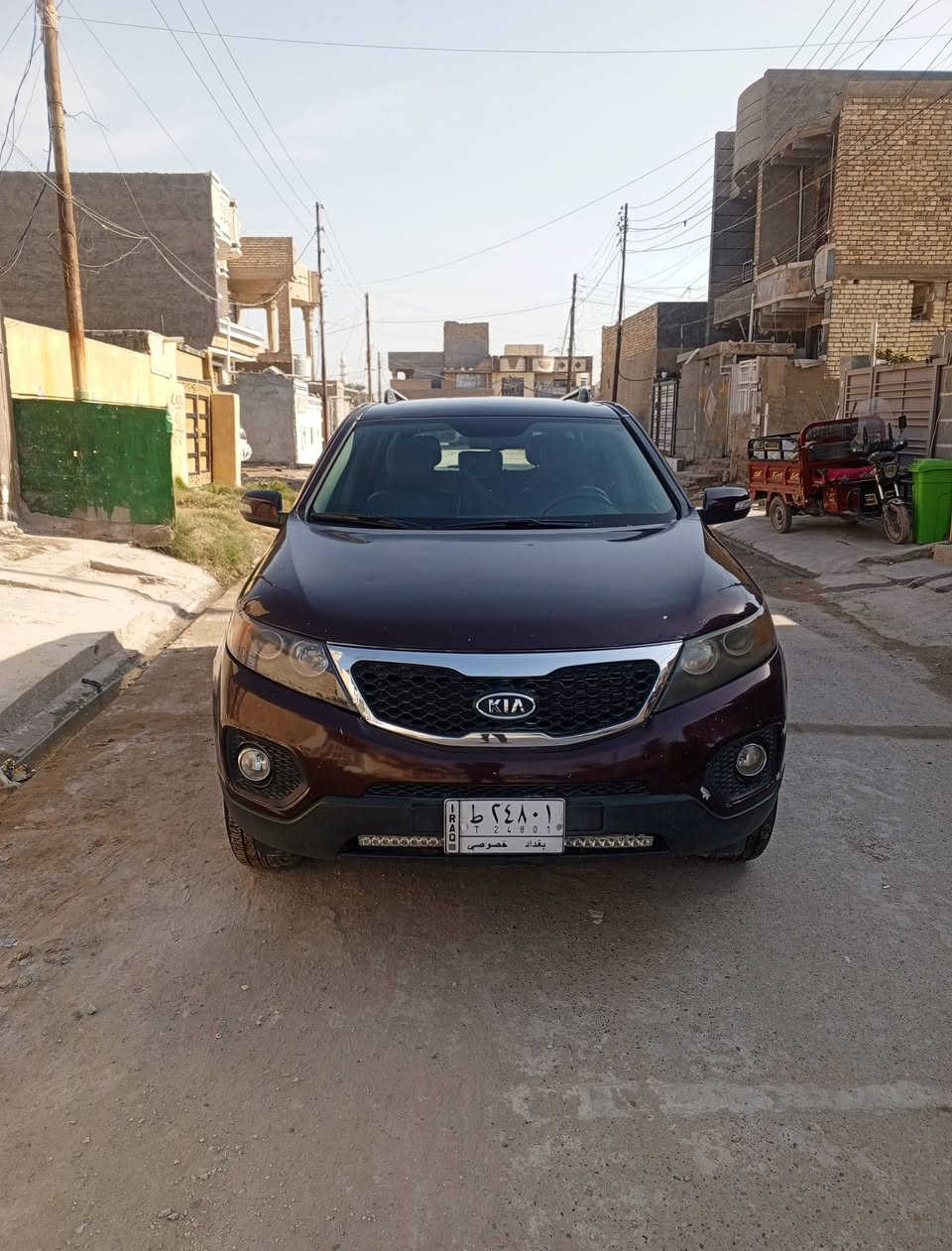 سلام عليكم للبيع سيارة سورنتو 2012 وارد امريكي بسمي تحويل ثاني يوم رقم بغداد جاهزء العنوان ابو غريب النصر والسلام للستفسار  اتصال ***********
