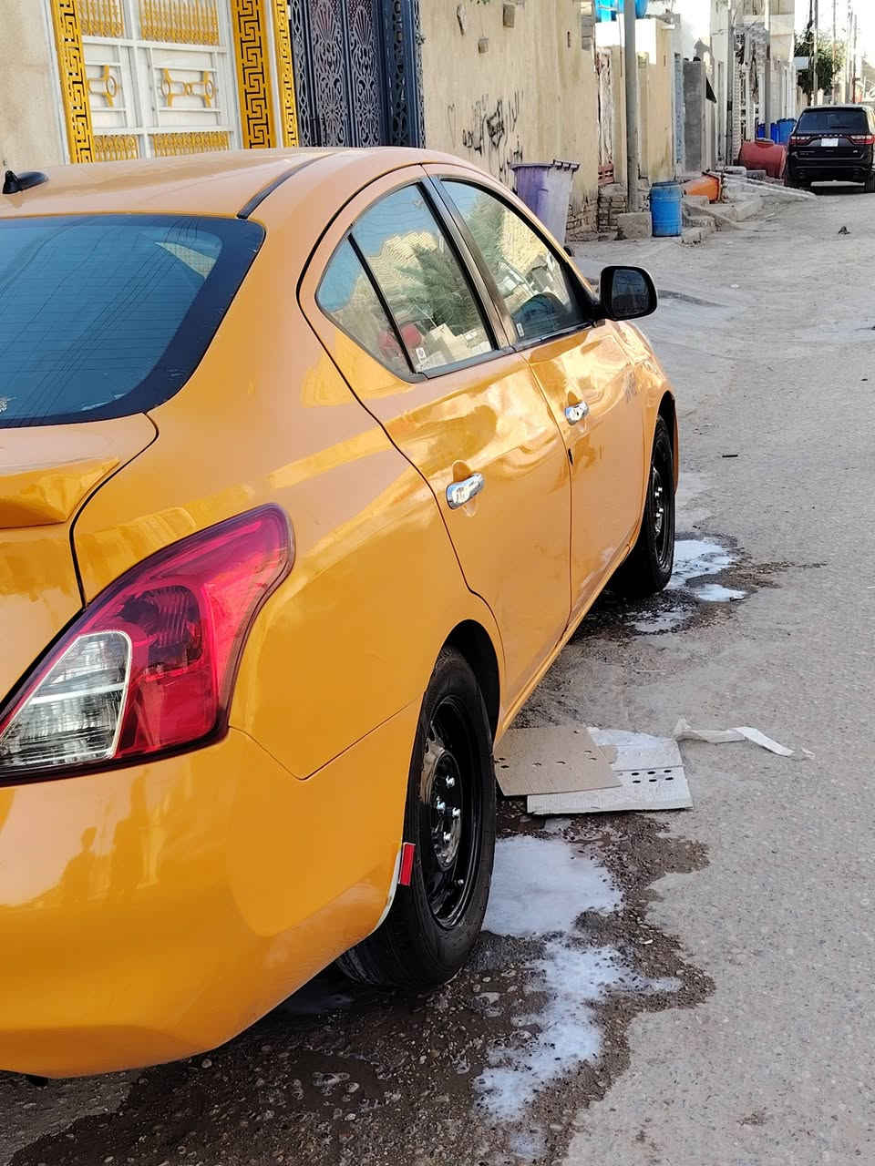 سلام عليكم سياره نيسان فيرزه مديل 2013 للبيع سياره مشروع وطني رقم انكليزي مصفره هيئه وغرامات وارد امريكي كير مكينه خير من الله رقم ***********
