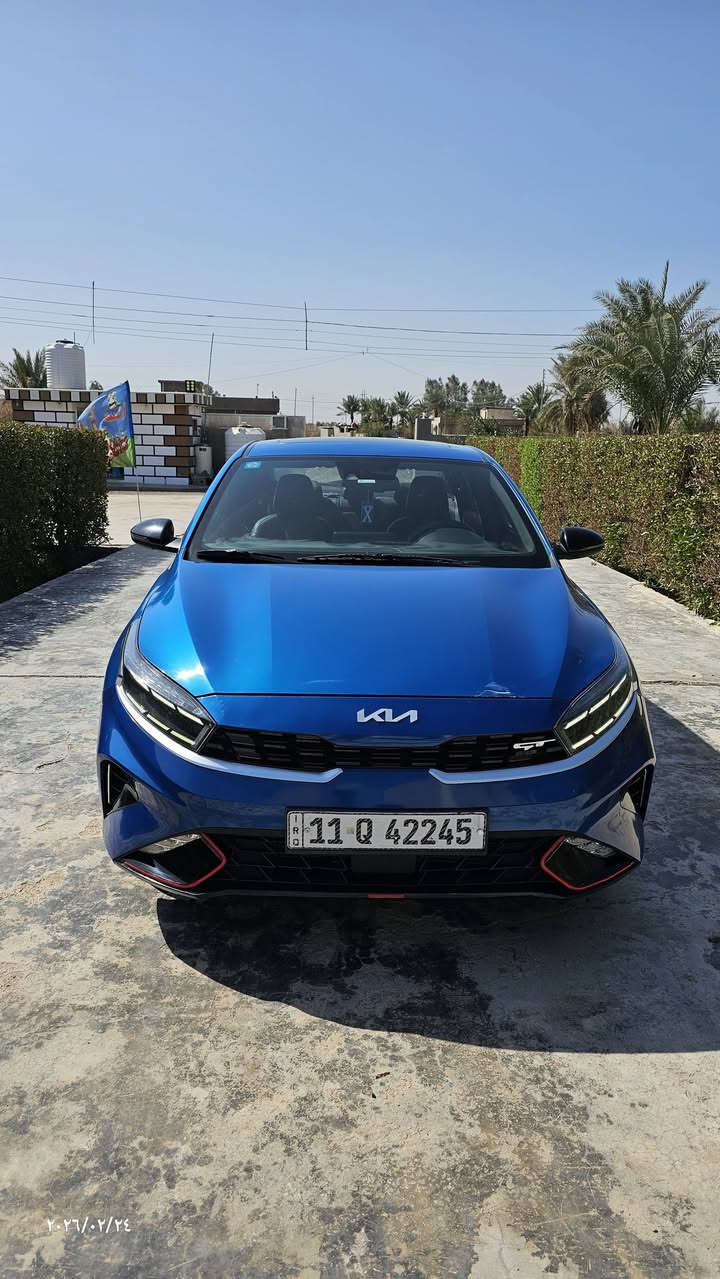 يا الله 
للبيع كيا فورتي 2022 (GT) فول مواصفات وارد امريكي رقم بغداد معوقين ضرر صبغ باب و جاملق خلفيات و اشويه بارد بل بنيد مكينه و كير كهربائيات مكفولات سياره جاهزه للخير مابيهه اي نقص عنوان بغداد الامين السعر(138$) و بيهه مجال الشراي يتصل (***********)
