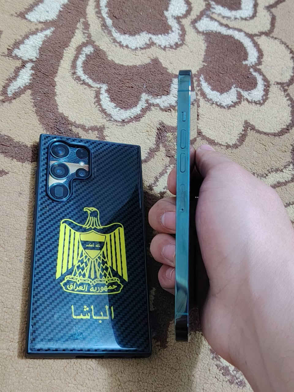 سلام عليكم جهازين للبيع S23 التره شرق اوصط مكفول كفاله عامه ثاني ايفون 13 برو ماكس مكفول وتر برو 256 بطاريه 94 شراي يتفضل على وتساب او تصال مكان بغداد الحسينيه مال راشديه ***********
