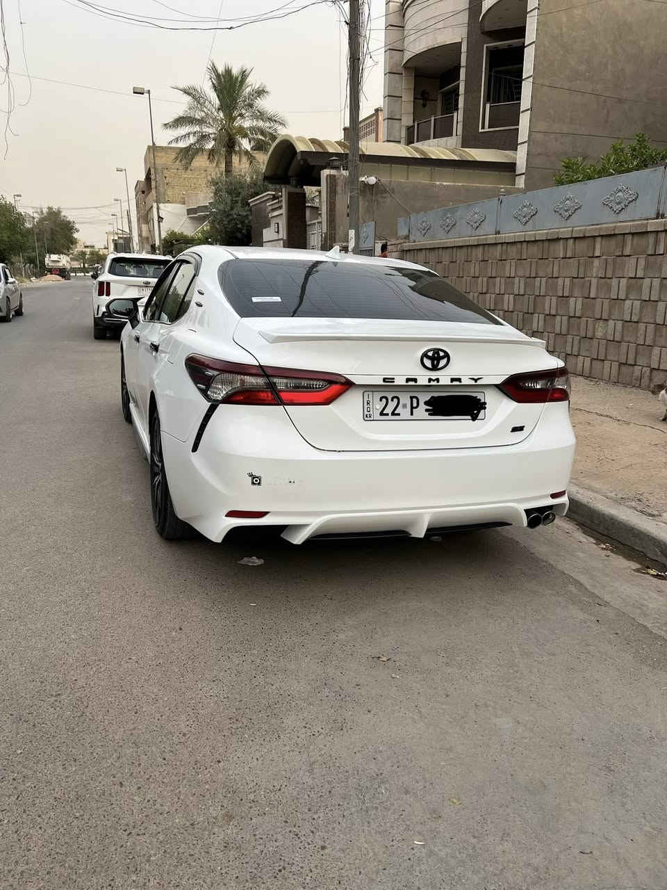 كامري 2023  SE
مواصفات 
بصمه-سلايت-رادار-كامره -تدفئه كشنات الاماميه-كشن كهرباء-3وضعيات قياده-شفتات سرعه-لايت اوتو-جام اتو 4-كار بلي-بعد هواي بيه مواصفات
السياره ماشيه 42الف كيلو 
ضربته موضح بل صوره 
مكان السياره/بغداد شارع فلسطين 
السعر 235
رقم موبايل
***********
