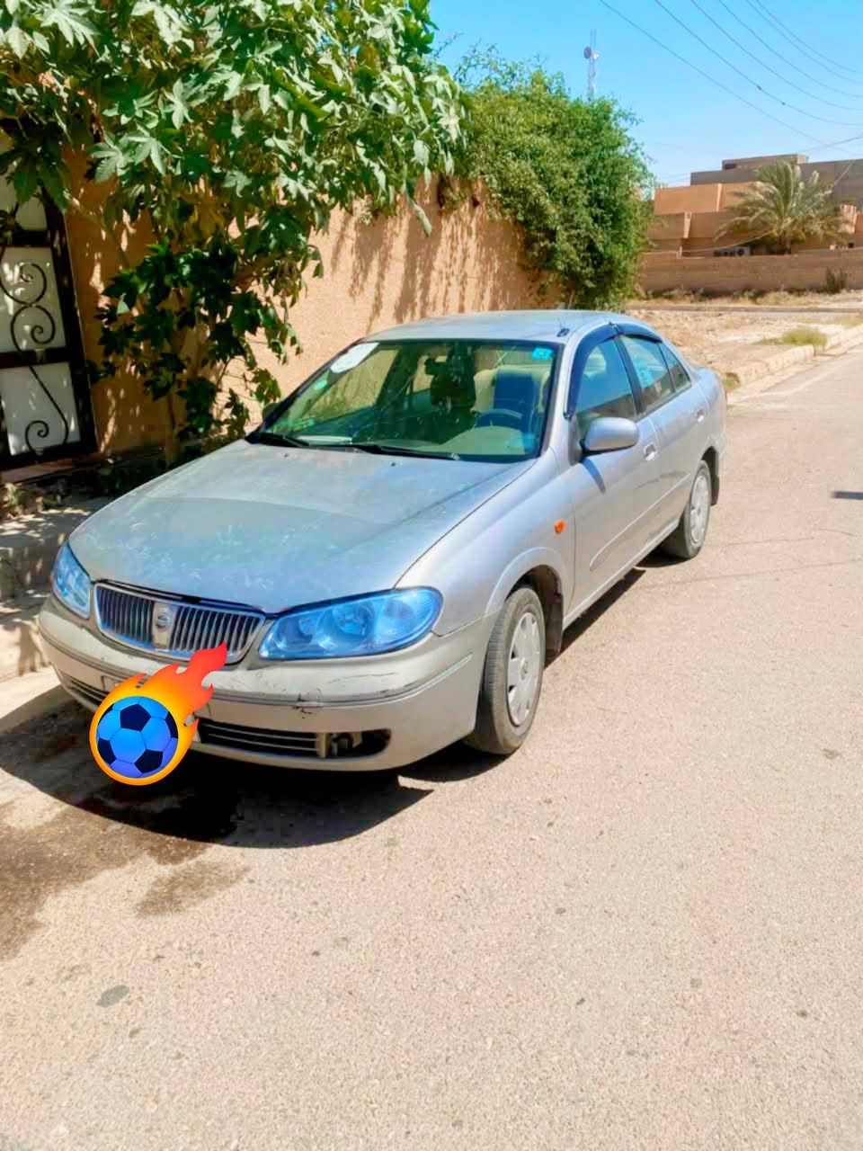 بيع او مراوس حسب القناعه
سني ياباني موديل ٢٠٠٨ محرك اسود كير عادي 
تبريد شغال رقم انبار دولي سنويه وهزه جديده 
صبغ جاملغ امامي يمين فقط شرط بدون دواخل 
*********** وبي وتس اب مكان السياره راوه @
