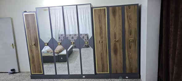 السلام عليكم
للبيع غرفة نوم تركيا 10 قطع جديده غير مستخدمه فقط الملابس مخليها بالكنتور صارلي سنه من اشتريتها ومتروكه حتى الليبلات بعدها بيها كلش حلوه وقويه ولونها حلو صبغ حراري متكونه من 10 قطع

كنتور 6 ابواب هايدوليكيا

ملحق كنتور 2 باب هايدروليكيا

جربايه 

ملحق جربايه + مخزن

ميز جربايه عدد 2 + تيبلام شغال 

ميز تواليت 

مرايا عاموديه زاويه 

ميز خزن مجرات

طابوريه

للاستفسار على الرقم *********** متوفر واتساب 

اتصل وتدلل 

بغداد حي القاهرة الثانية قرب وزارة العمل والشؤون الاجتماعية
