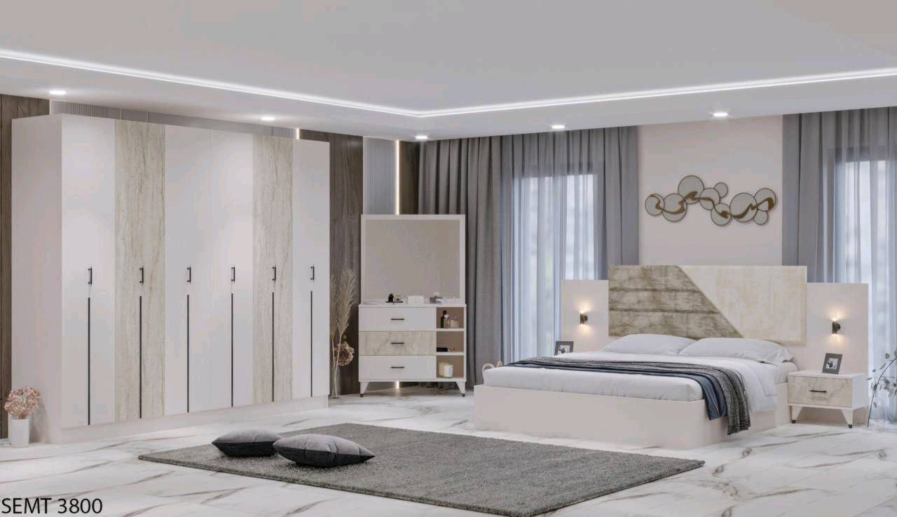 ♦️🔈 *تم وصول*🔈♦️
*موديل*سيمات   نفرين   * 

 
♦️ *5 *قطع ابواب* *نفرين*
♦️ *كنتور   *220  سم صافي عمق 52 سم
♦️ *ميزت تواليت نفس الصوره 80 سم 
♦️ *كومدي عدد 2 اناره 
♦️ *سرير *180*200 سم*  


*السعر 600 الف 
تركي 🇹🇷اصلي  ! 
برغي جوي حديد 💪 
عمق كنتور 52 سم صافي 

توصيل بغداد مجانا 
اطراف ٢٠ الف 
محافظات 75 الف

