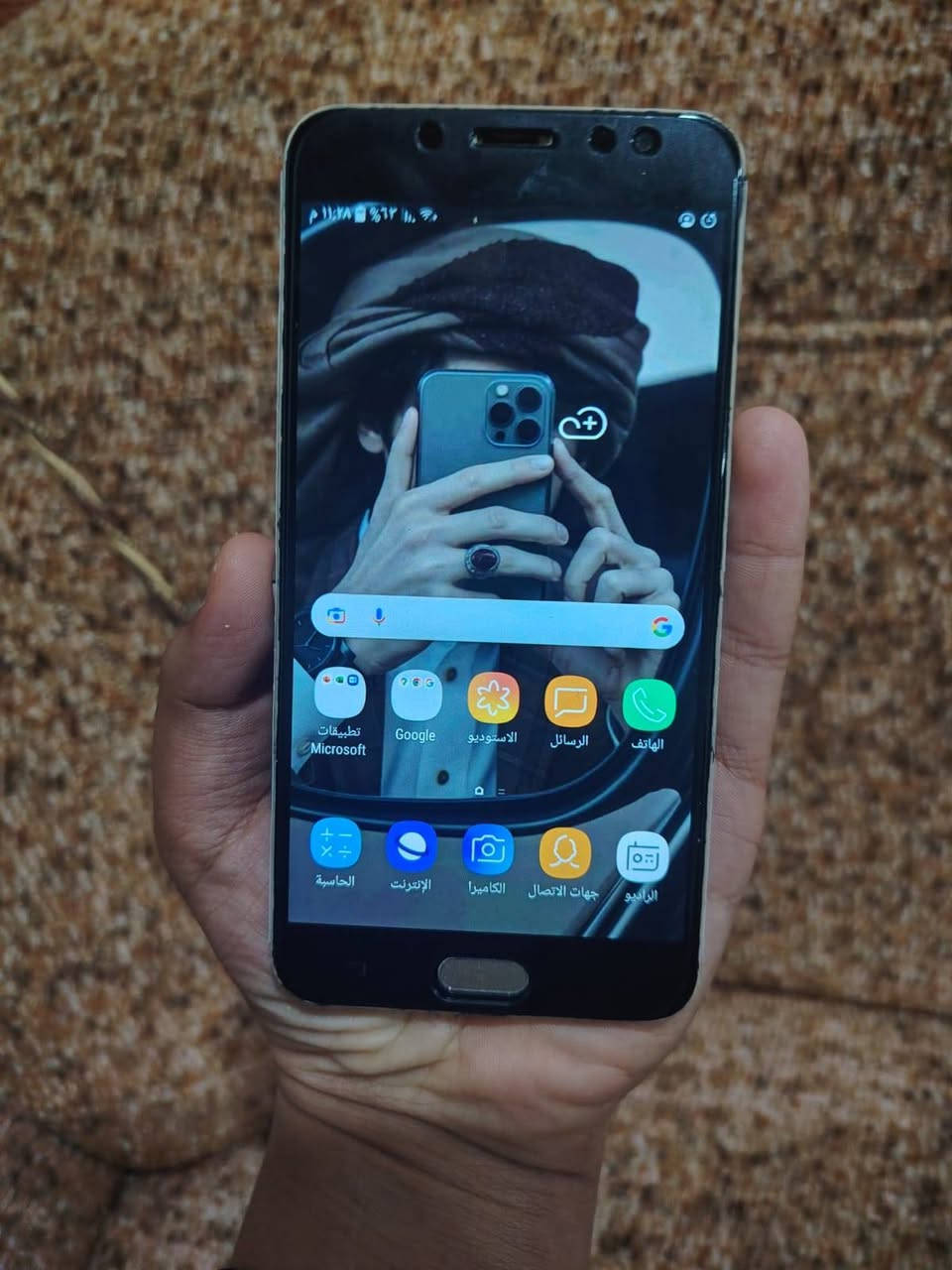 السلام عليكم j7pro  جهاز نظيف وحلو وسهل الاستخدام العنوان موصل أيسر الرقم ***********
