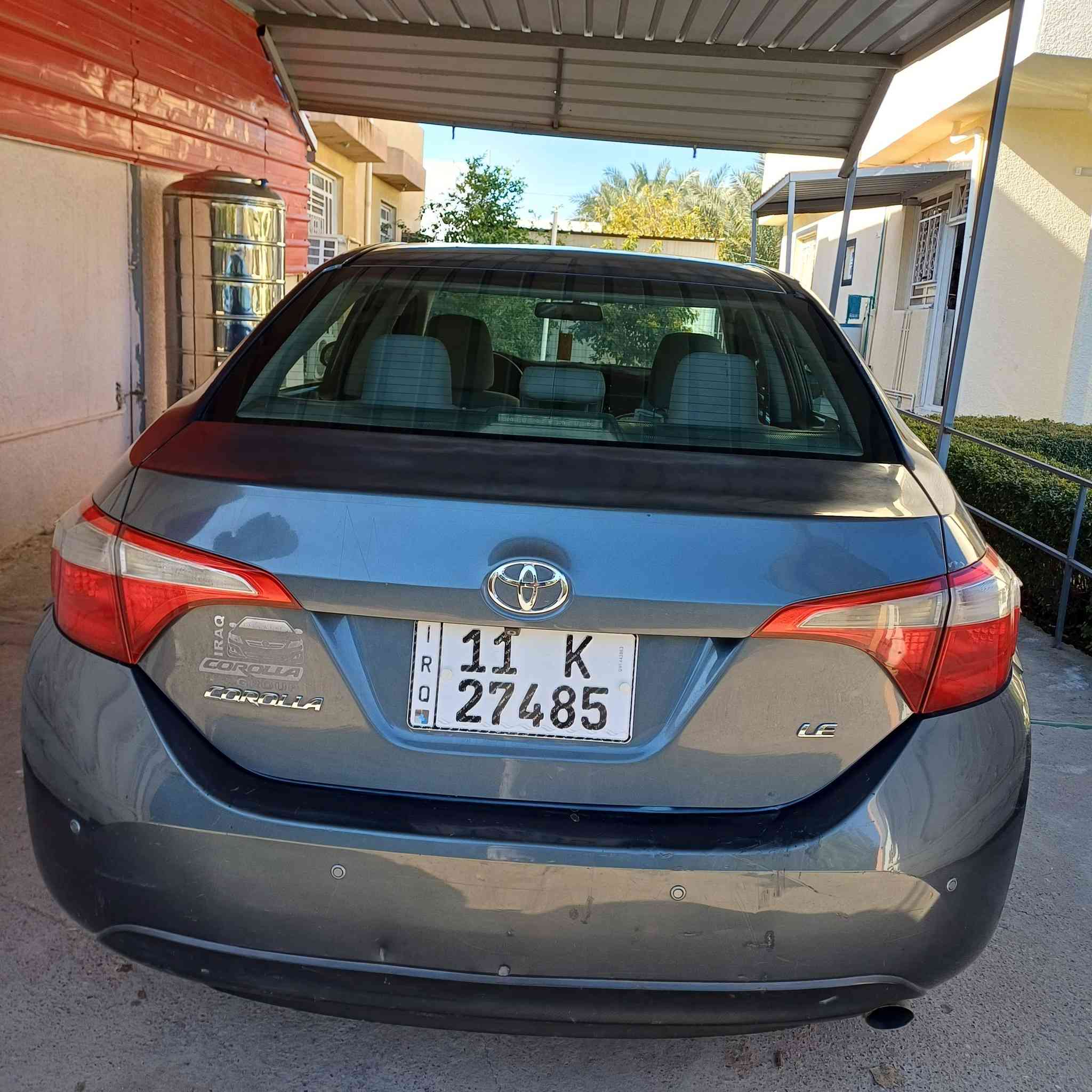 سلام عليكم للبيع سيارة نوع كورلا موديل ٢٠١٤ بغداد رقم الجديد بأسمي محرك كير حدادة جاهزات تبريد ثلج حادثها حافة البنيد بدورن ايرباك بيها قطع صبغ اثر جراد بدون معجون السعر ١٠٧ بيها مجال مكان السيارة بغداد ***********
