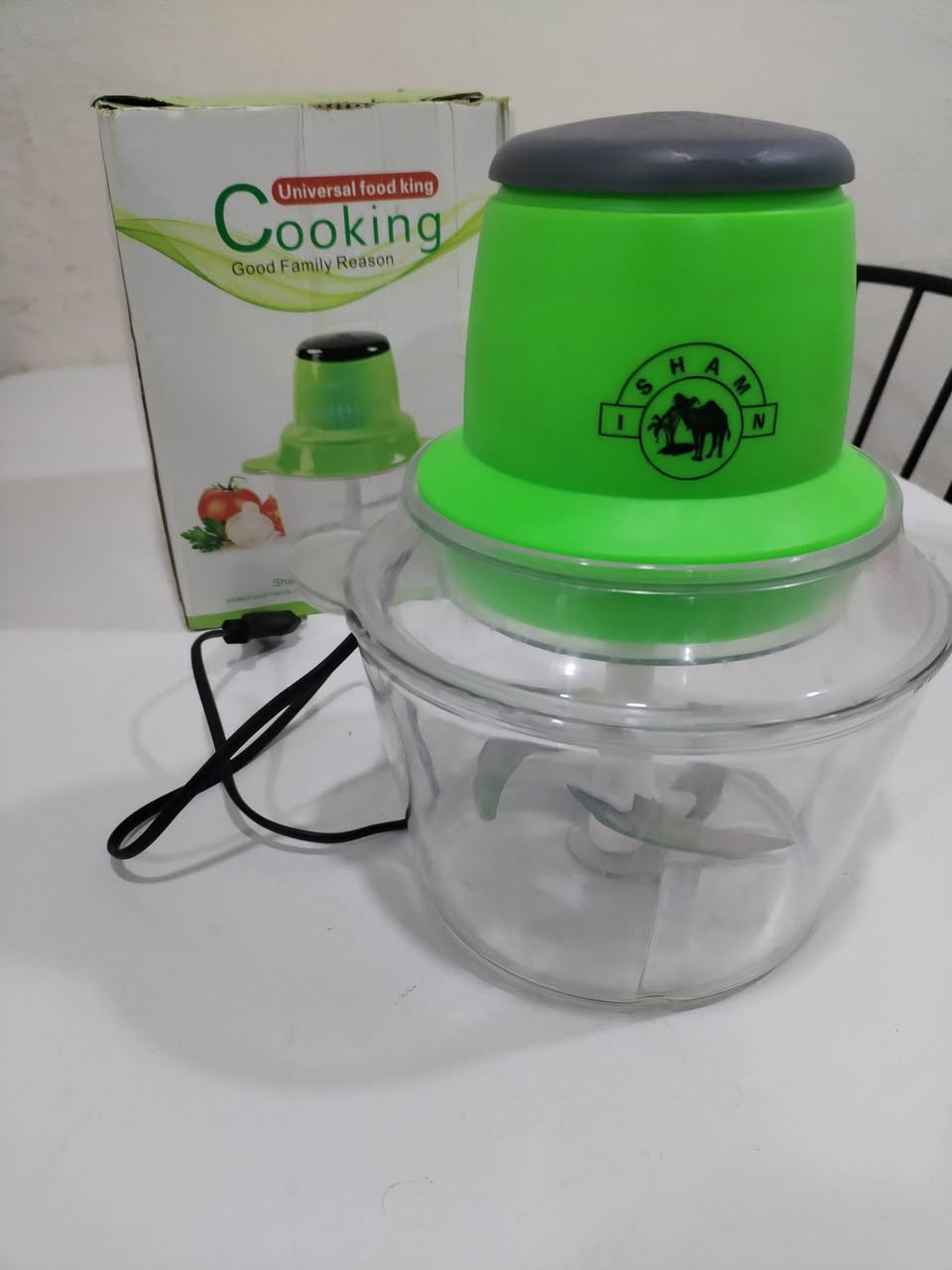 بسم الله الرحمن الرحيم

مجموعة اغراض للبيع ..

* طباخ منضدي جوسونك 5 عيون / جديد
السعر : 95 الف
* قلاية كهربائية LG السعودي 6لتر 2حوض 2000W / جديد
السعر : 75 الف
* خلاط كهربائي سيلفر كريست 4500W / مستخدم
السعر : 35 الف
* خلاط كهربائي كولد كريست 5500W / مستخدم
السعر : 25 الف
* محضرة طعام مستخدمة نظيفة
السعرة : 25
* داش كامر (كامرة حوادث سيارات) / جديد بالة
السعر : 35


**إذا كنت صاحب هذا الإعلان وتريد حذفه لأي سبب، رجاءا أرسل رسالة إلى الدعم الفني**